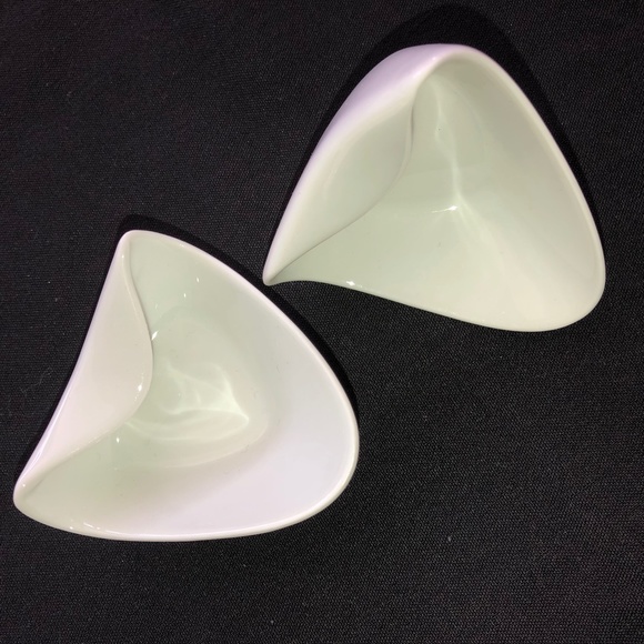 HUTSCHENREUTHER SELB Porcelain Salt Cellars Set Mid Century RARE Collectible - Picture 7 of 8